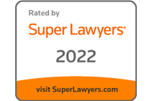 Rated By Super Lawyer 2022 - Badge