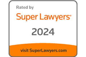 Rated By Super Lawyer 2024 - Badge