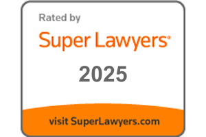 Rated By Super Lawyer 2025 - Badge