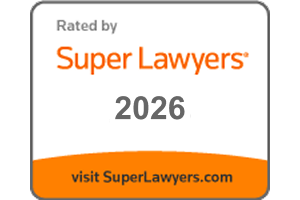 Rated By Super Lawyer 2026 - Badge